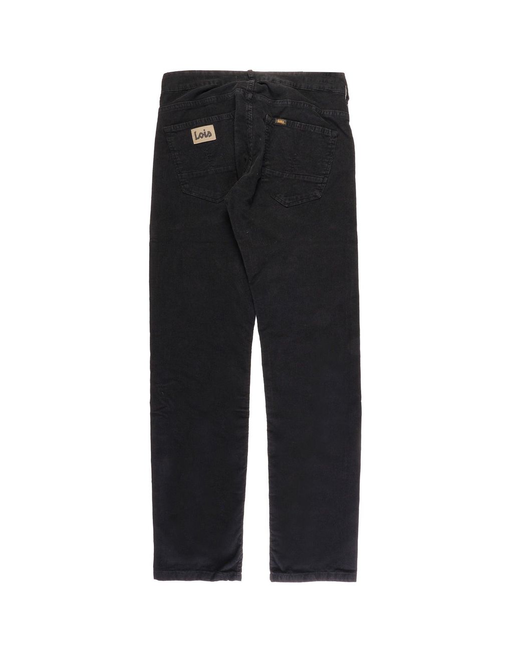 Lois Black Sierra Thin Corduroy Trousers for men