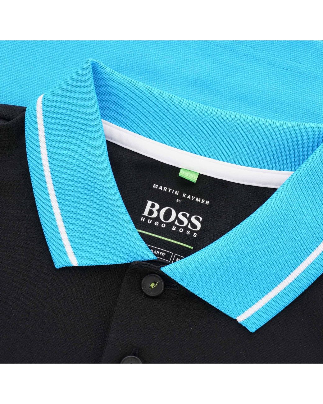 BOSS by HUGO BOSS Martin Kaymer Paddy Polo Shirt - Blue in Black for Men |  Lyst UK