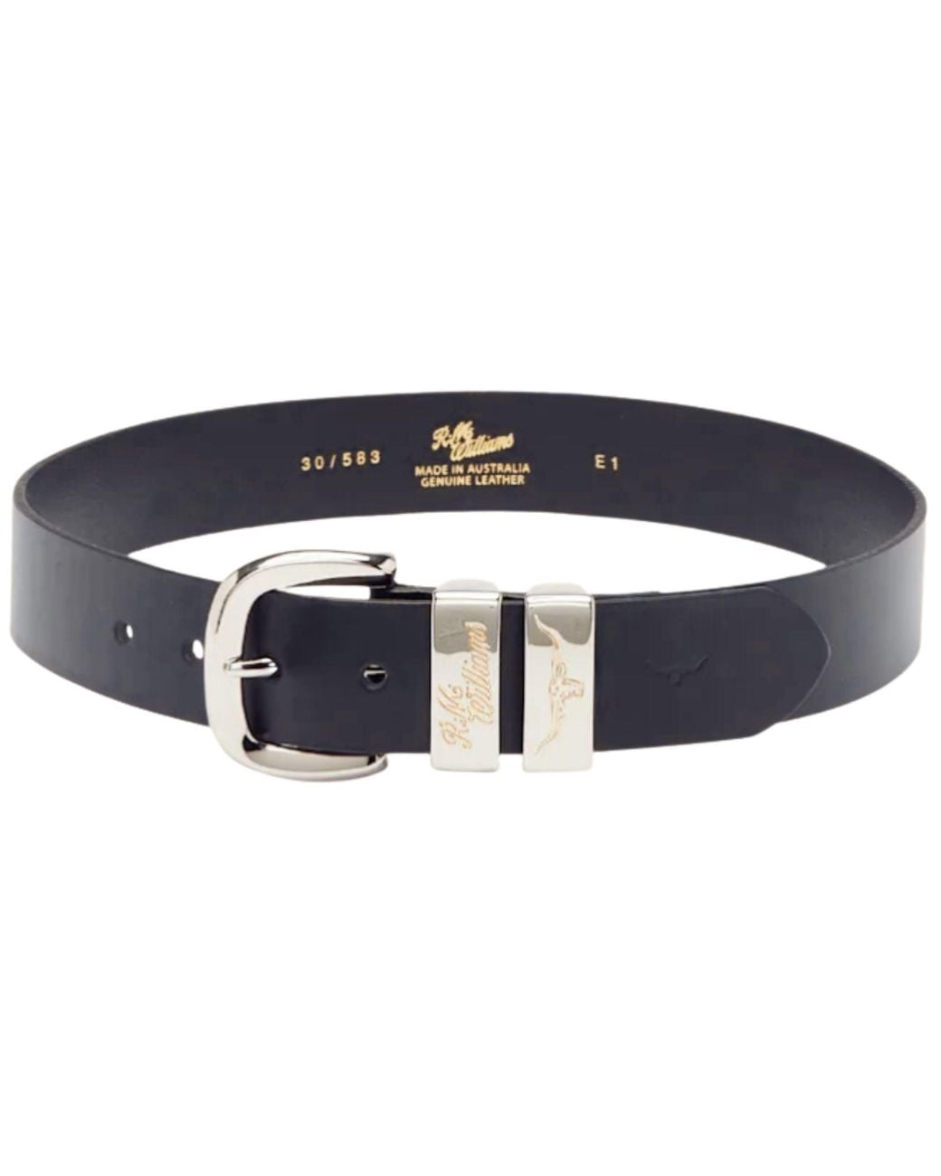 R.M.Williams Blue Drover Belt for men
