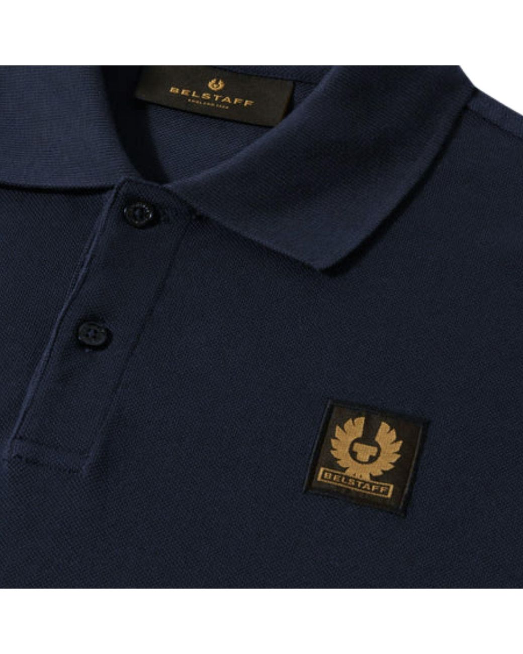 Belstaff Blue Short Sleeve Polo Shirt for men