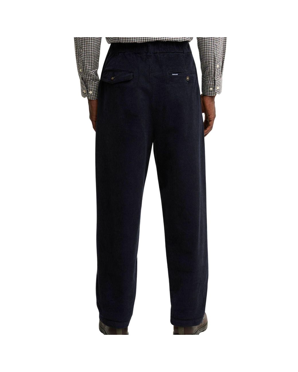 Barbour Blue Stretch Cord Relaxed Fit Trouser for men
