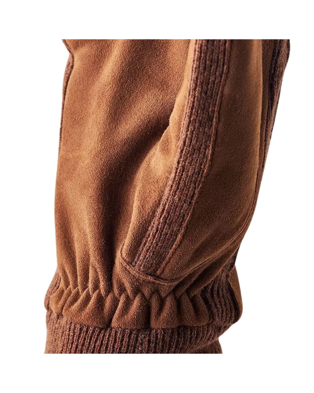 Hestra Brown Geoffrey Gloves for men