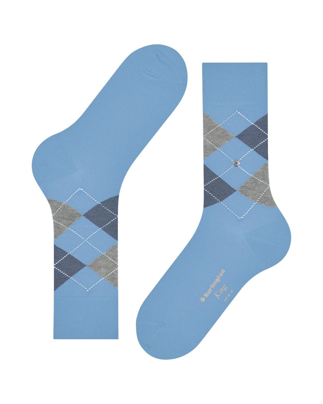 Burlington Blue King Socks for men