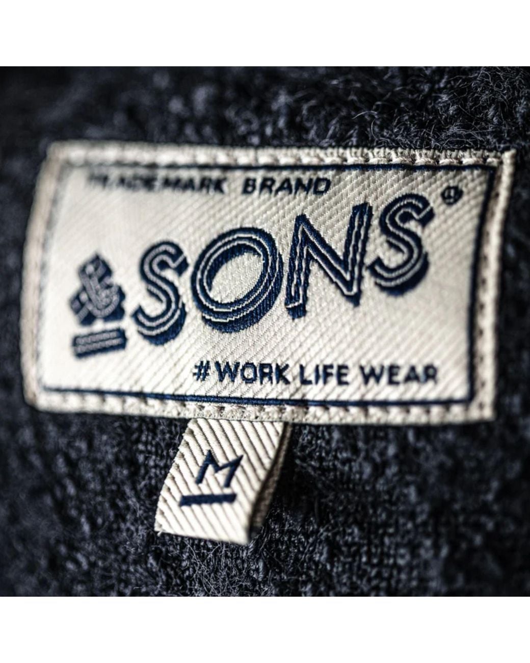 AndSons Blue Torridon Shawl Collar Cardigan for men