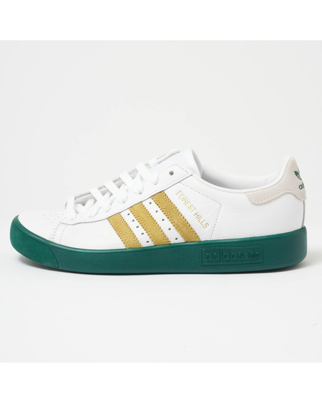 adidas Originals Forest Hills White & Collegiate Green Trainer for Men |  Lyst Australia