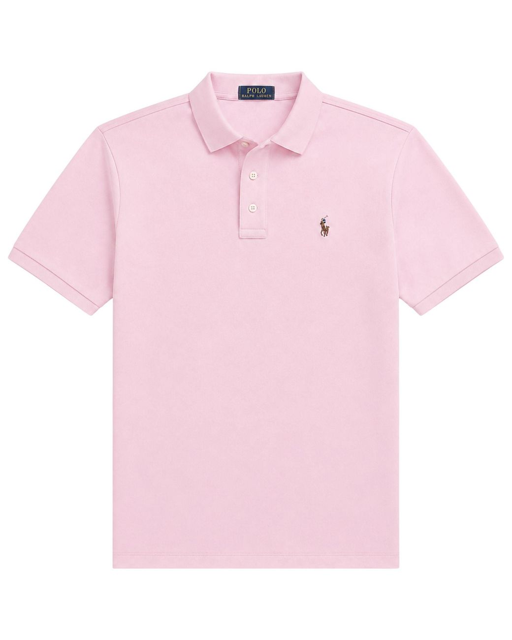 Polo Ralph Lauren Pink Slim Fit Short Sleeve Polo Shirt for men
