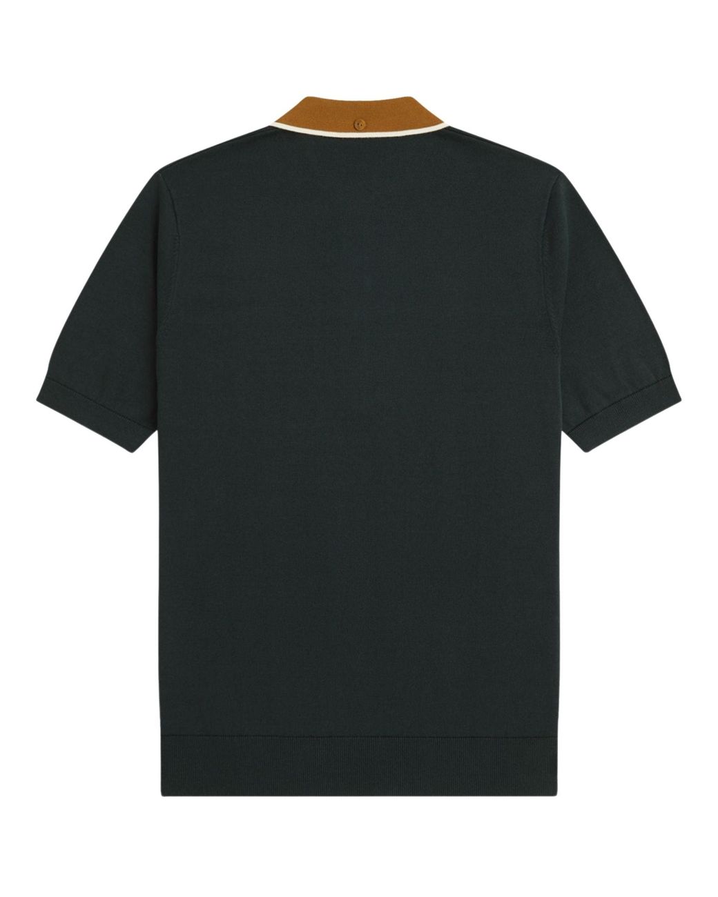 Fred Perry Black Cable Knit Shirt for men