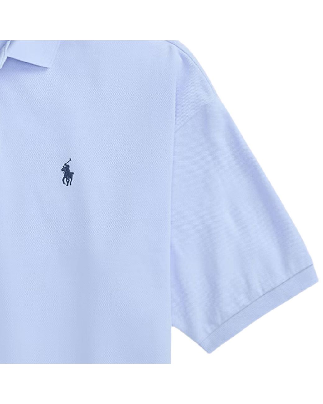 Polo Ralph Lauren Blue Relaxed Fit Mesh Polo Shirt for men