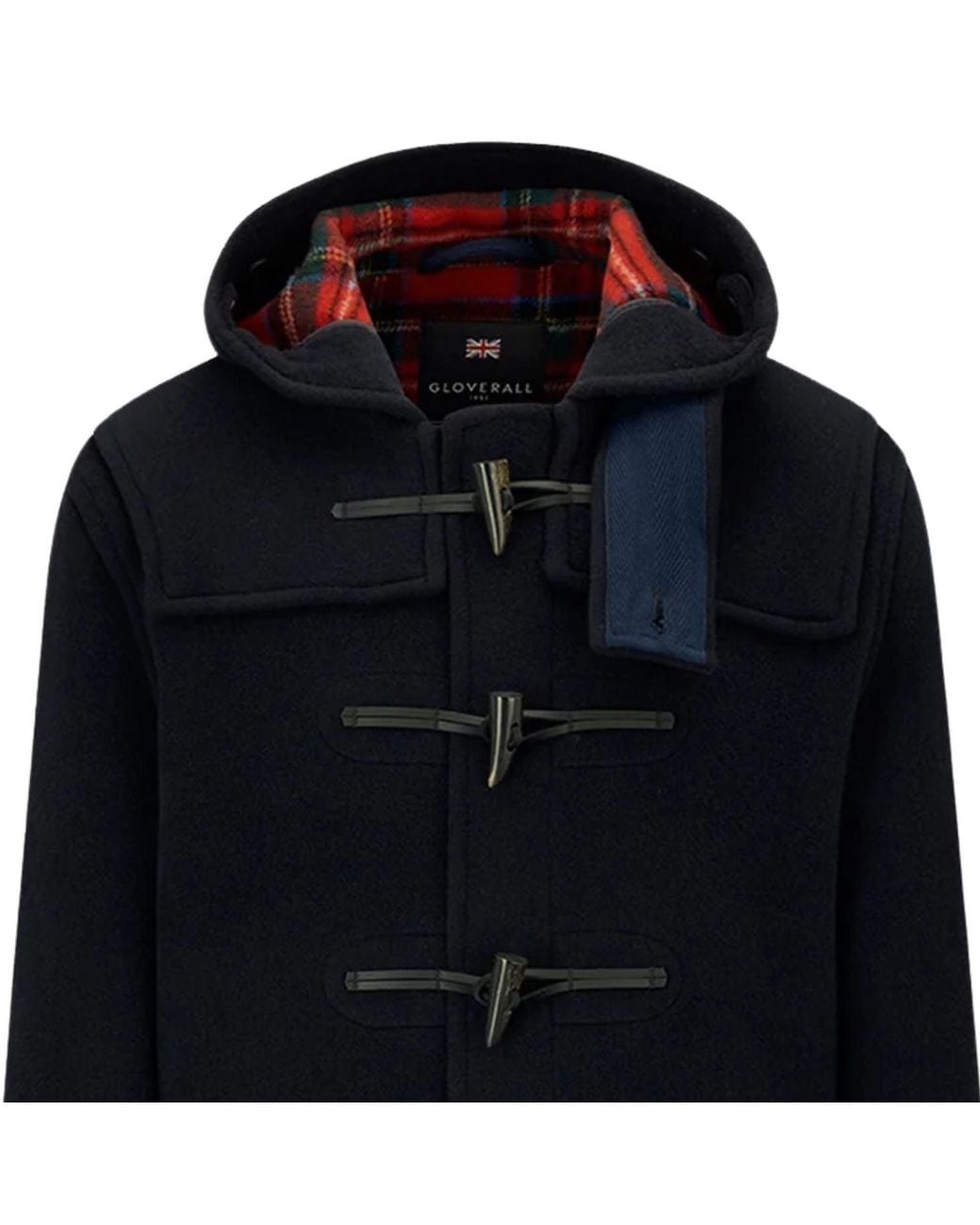 Gloverall Black Morris Duffle Coat for men