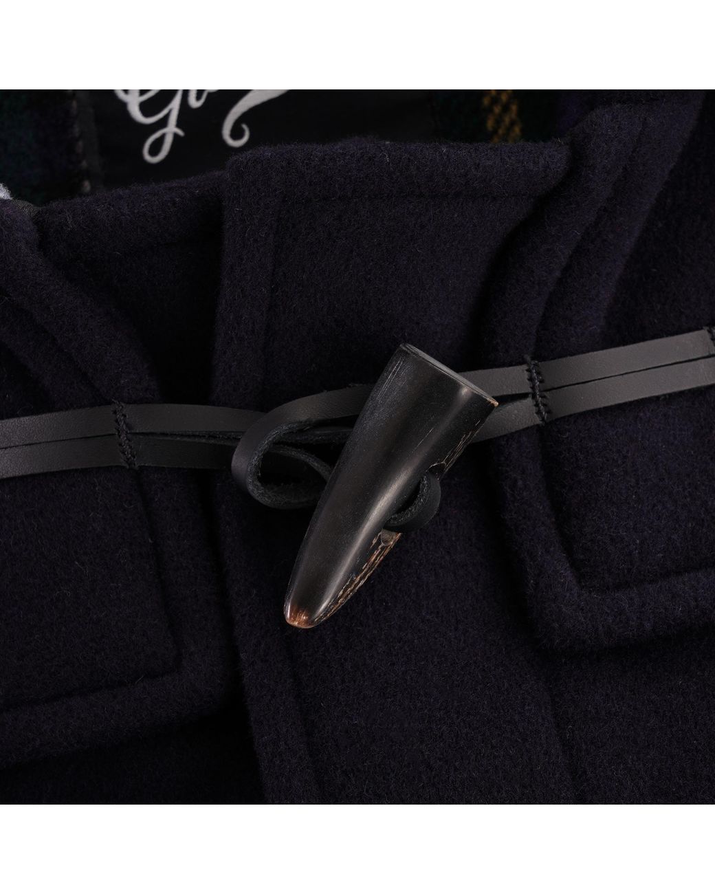Gloverall Black Morris Duffel Coat for men