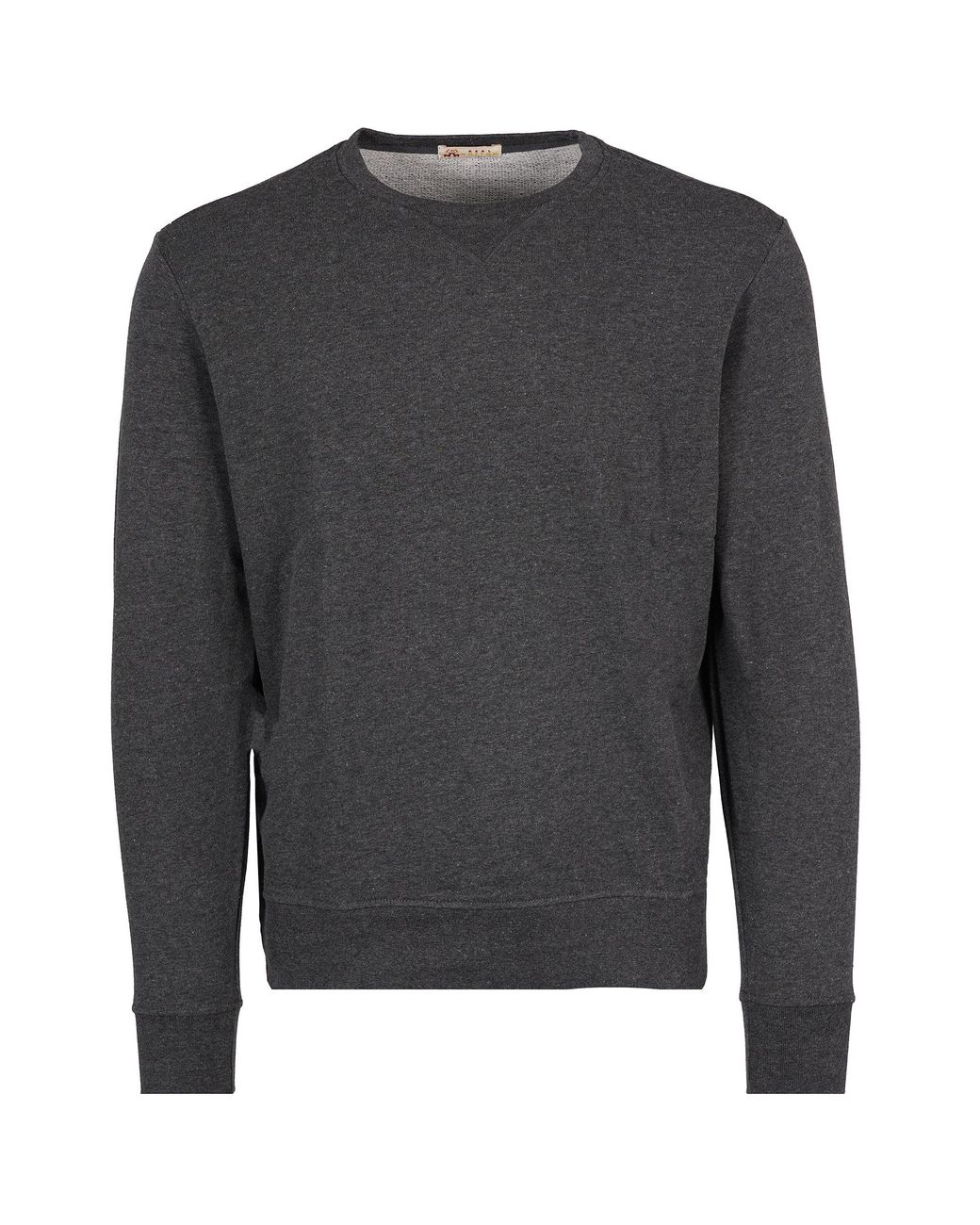 real hoxton Gray Loopback Cotton Sweatshirt for men