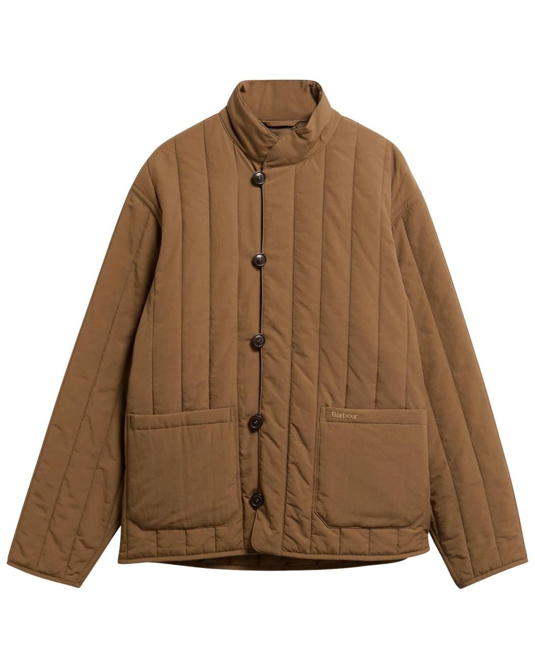 Barbour Brown Endurance Quilted Jacket for men