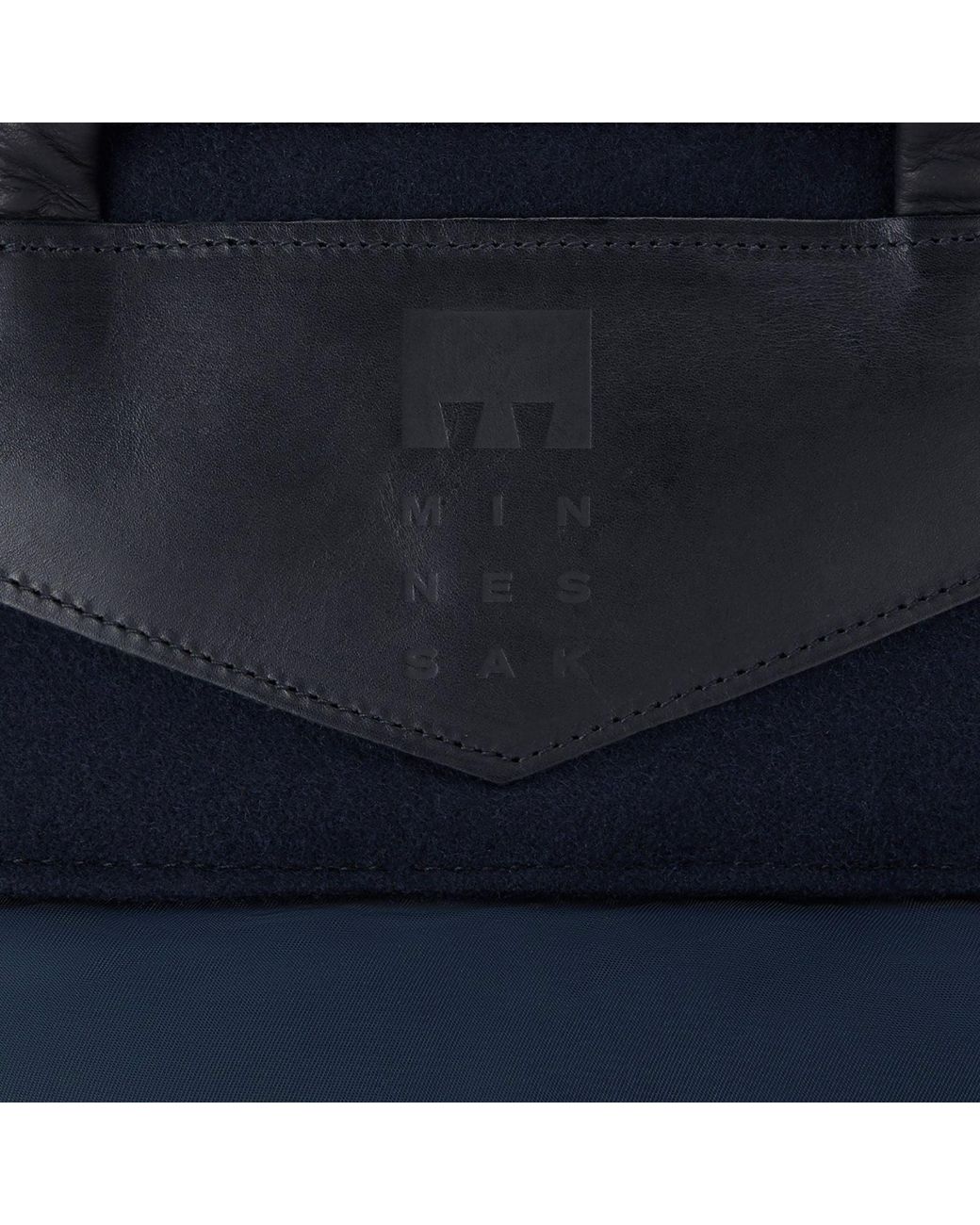 MINNESSAK Blue X Gloverall Cross Body Bag for men