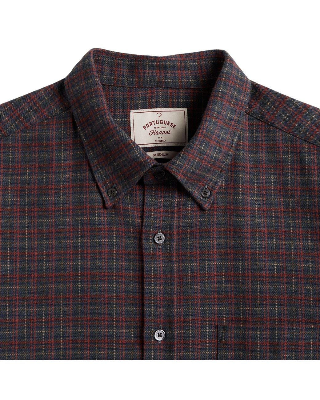 Portuguese Flannel Black Oversized Plura Shirt for men