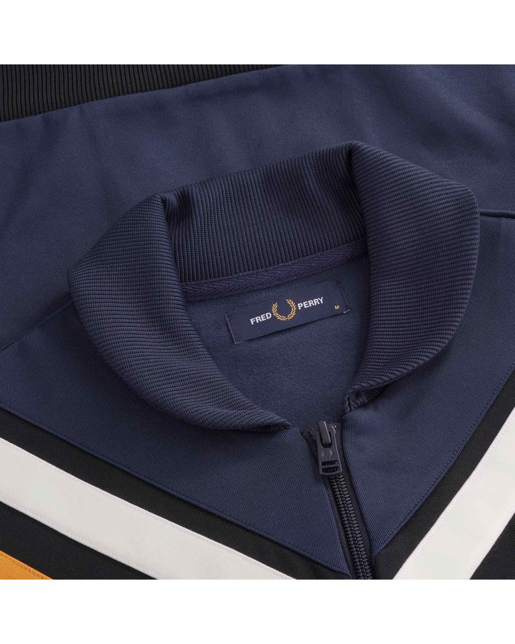 fred perry panelled track jacket