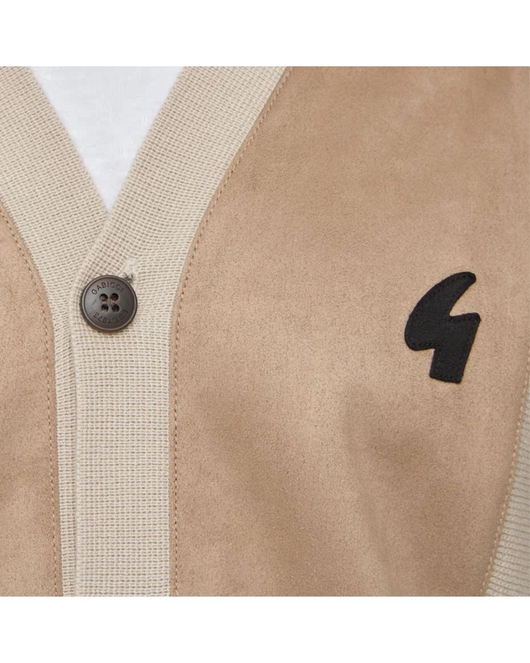 Gabicci Brown Hurst Long Sleeve Knit Cardigan for men