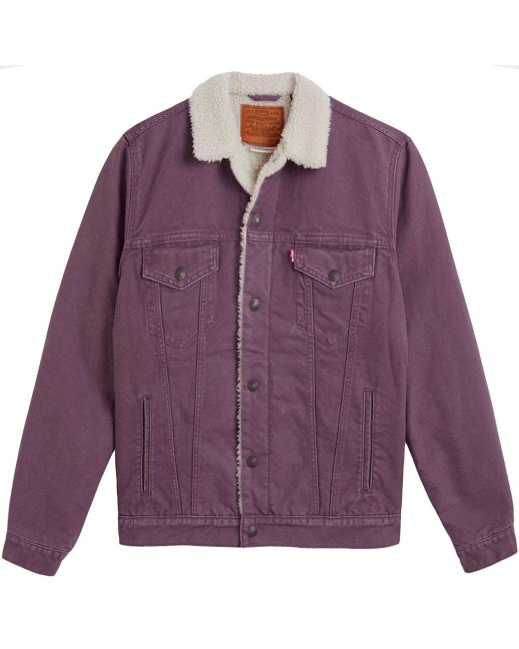 Levi's Type 3 Sherpa Trucker Jacket - Huckleberry in Purple for