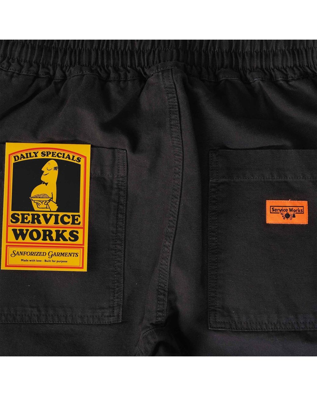 Service Works Blue Classic Chef Pants for men