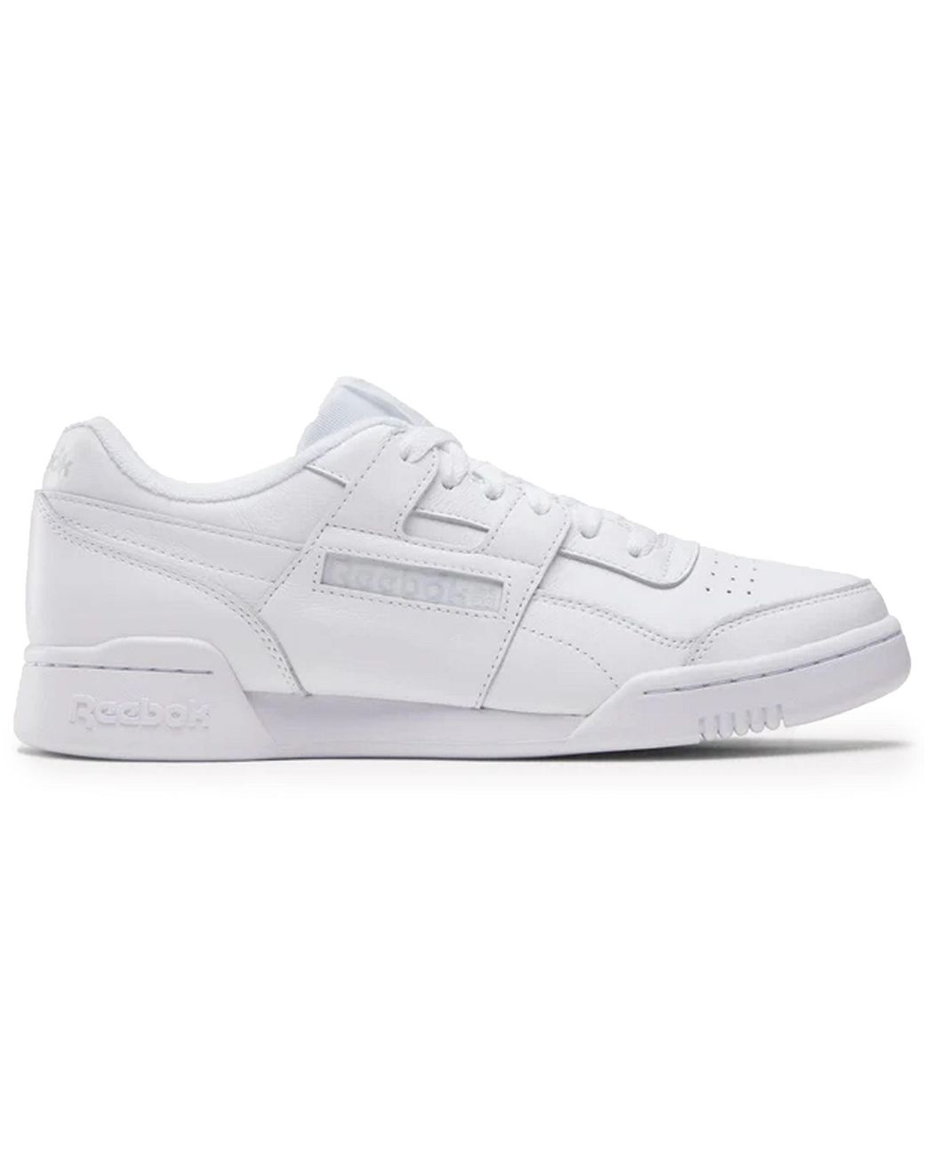 Reebok White Workout Plus Shoes for men