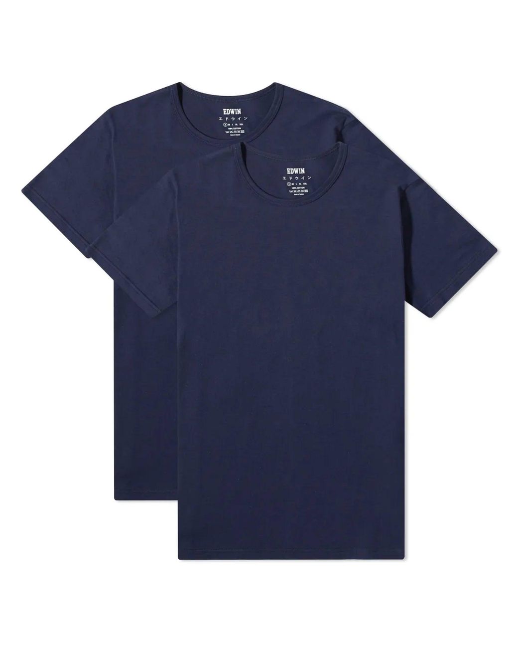 Edwin Blue Double Pack T-Shirt for men