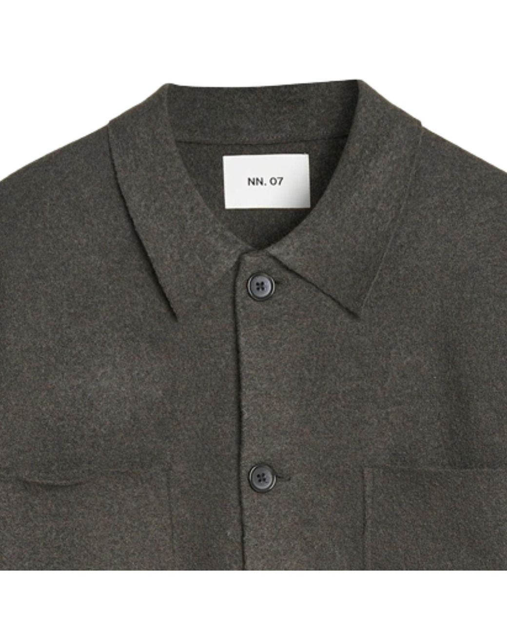NN07 Black Jonas Overshirt for men