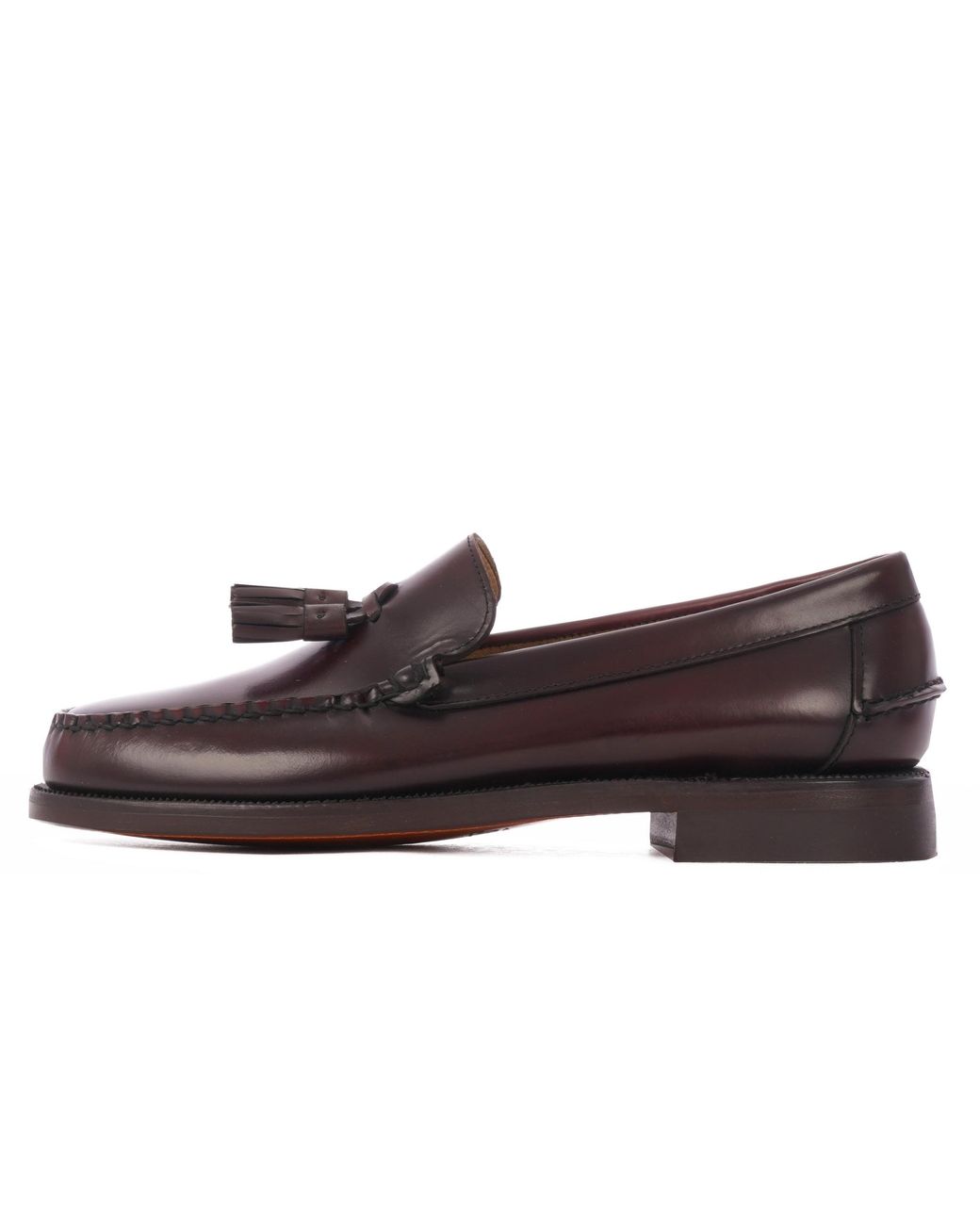 burgundy tassel loafers