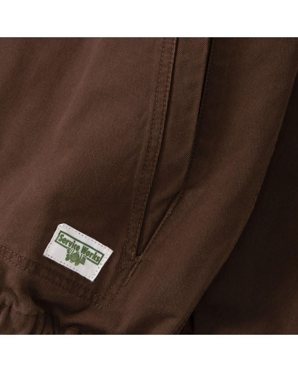 Service Works Brown Twill Work Jacket for men