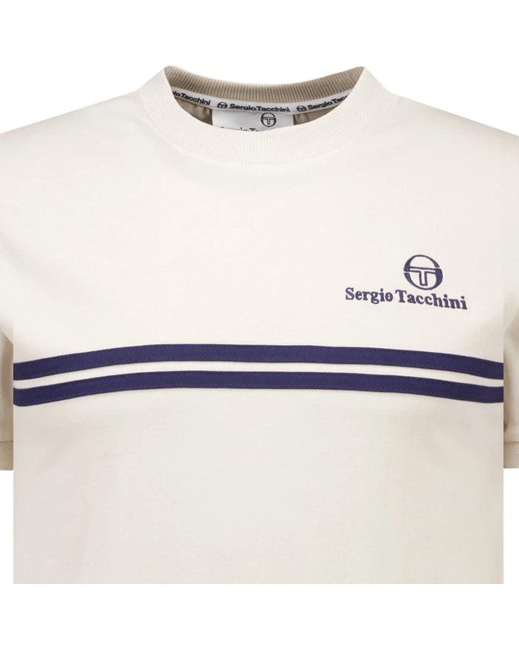 Sergio Tacchini White New Supermac T-Shirt for men