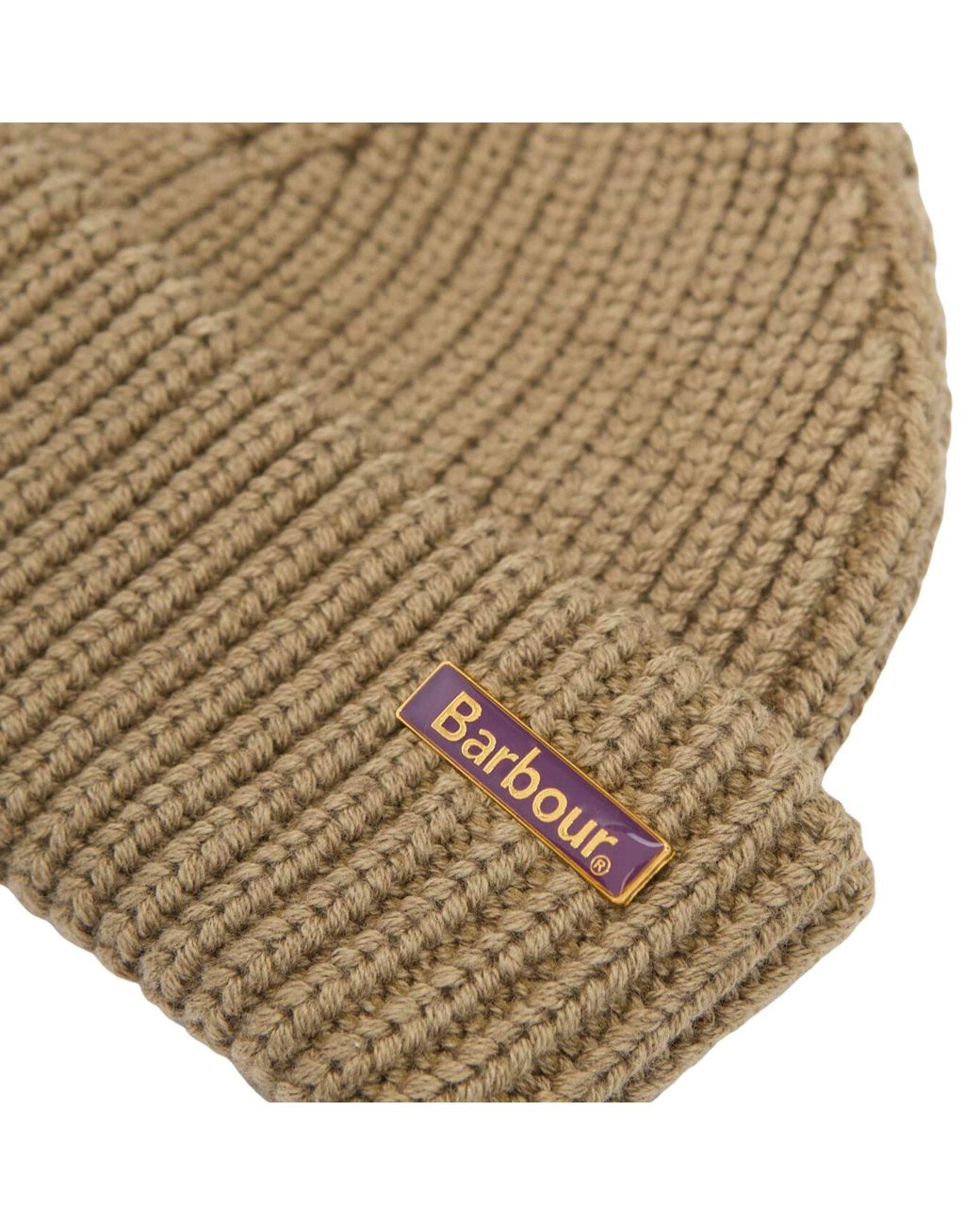 Barbour Brown Mosely Fisherman Beanie for men