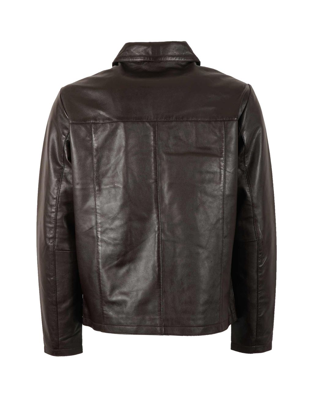 real hoxton Black Classic Leather Jacket for men