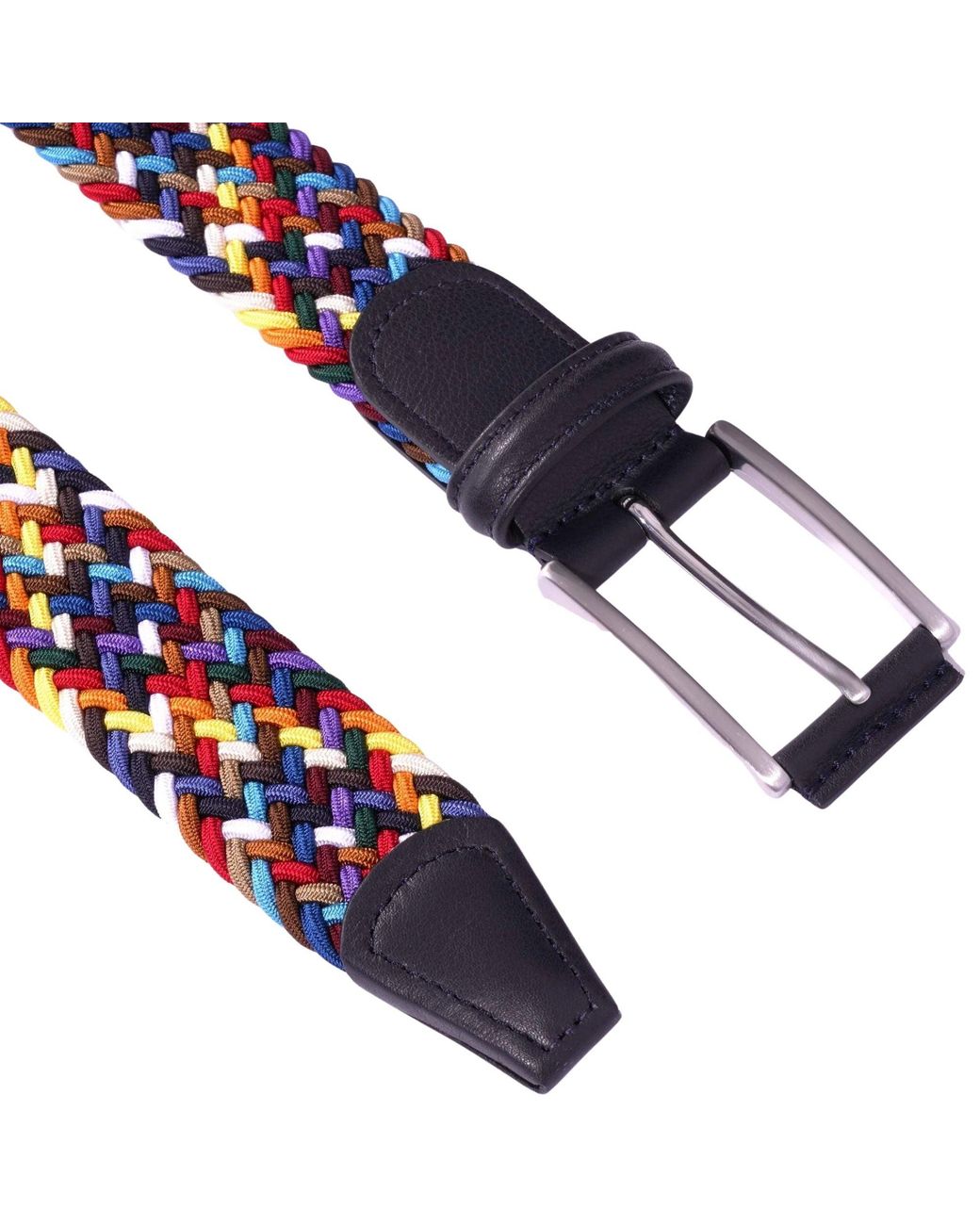 Andersons Blue Woven Belt for men