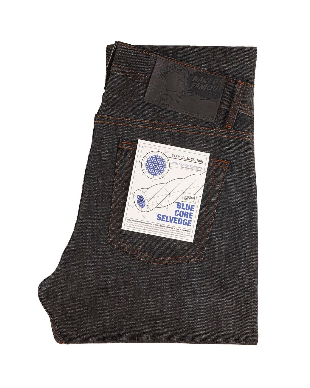 Naked \u0026 Famous Denim Easy Guy Blue Core 