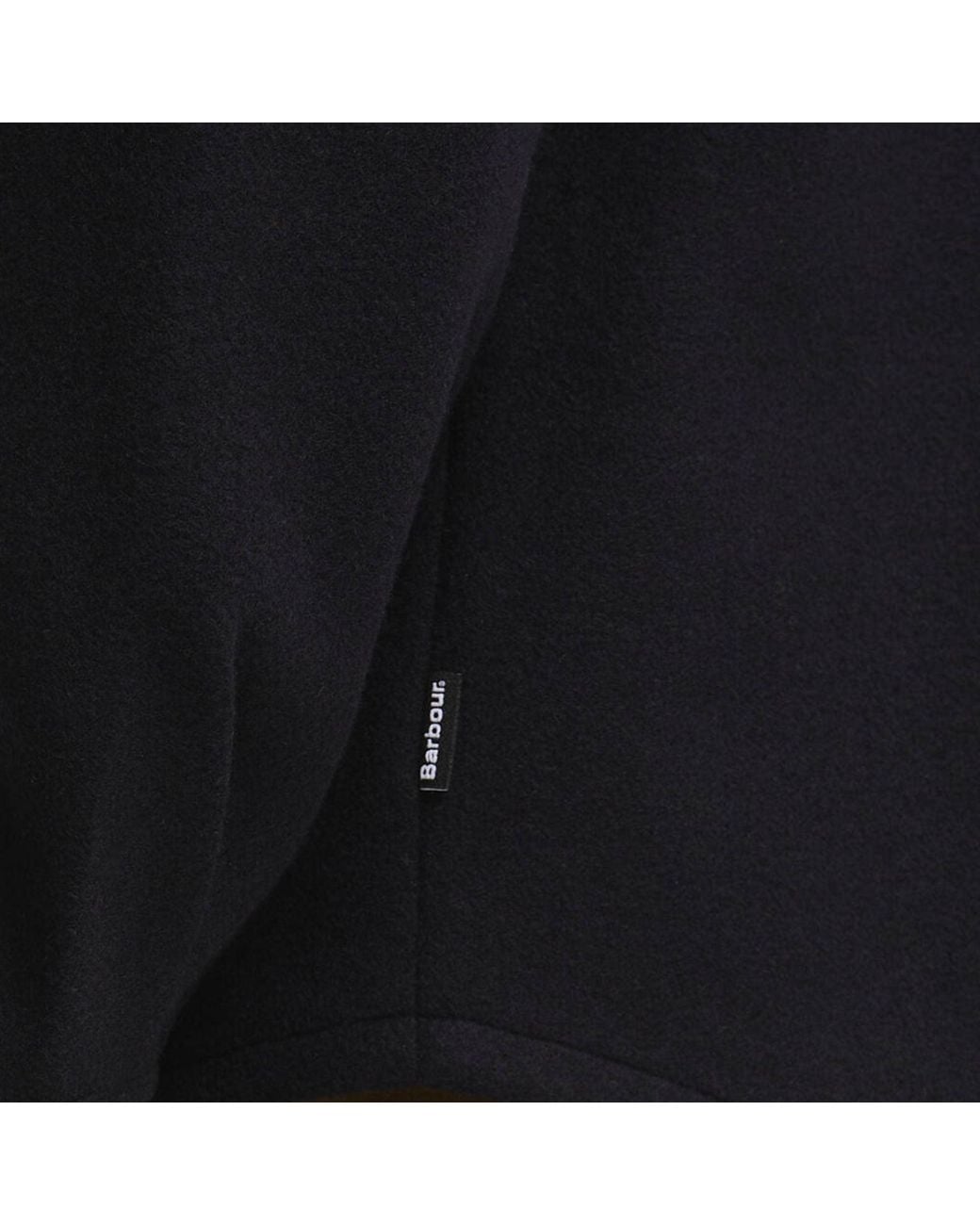 Barbour Black Marltown Tailored Wool Blend Overshirt for men
