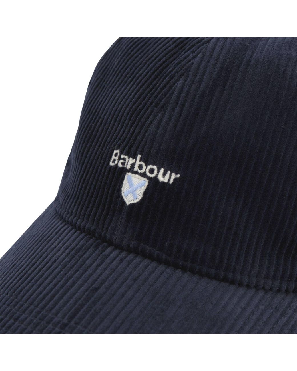 Barbour Blue Preston Cord Cap for men