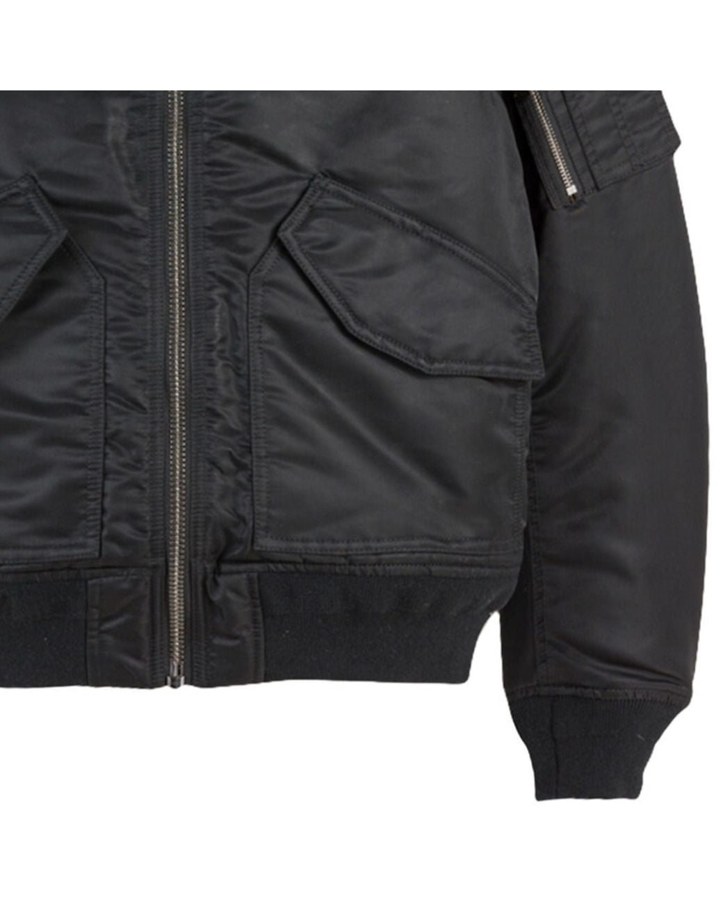 Schott Nyc Black Cwu 90's Fit Bomber Jacket for men