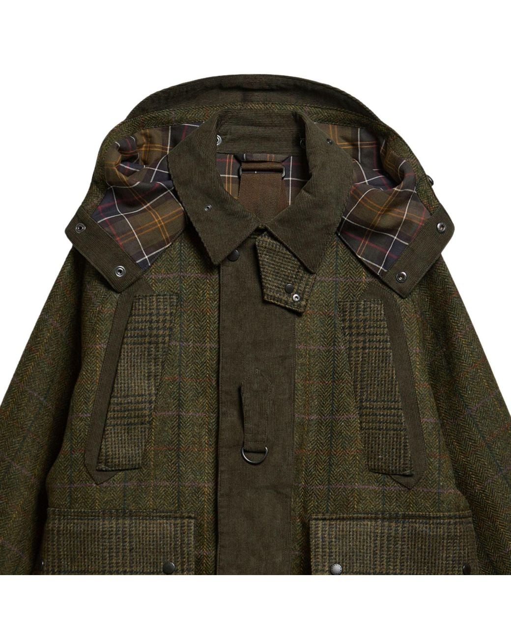 Barbour X Norbit Green Wool Jacket for men