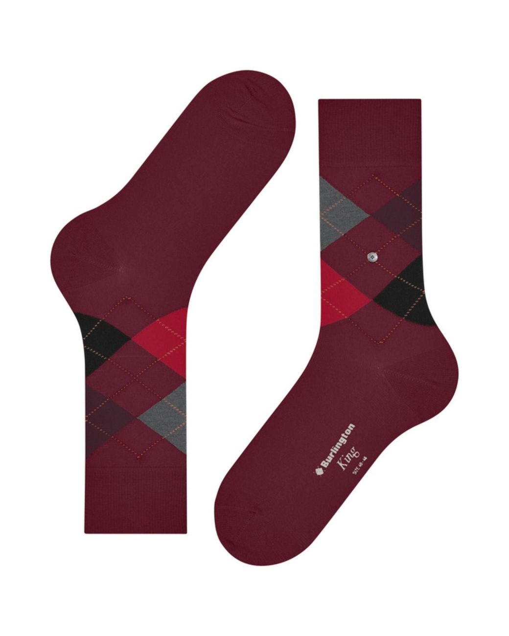 Burlington Red King Socks for men