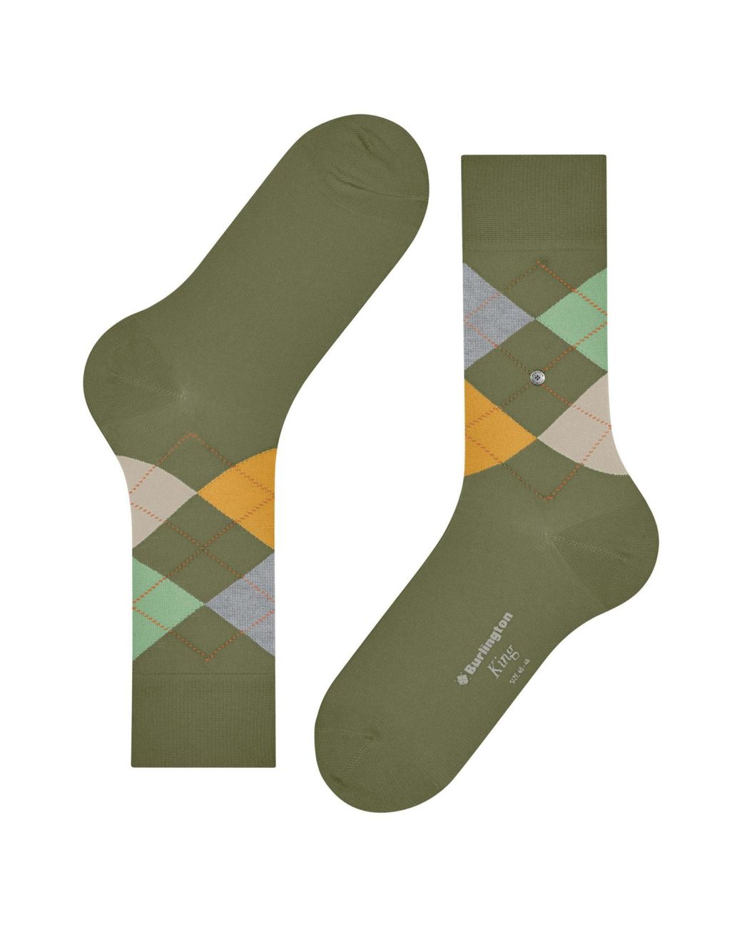 Burlington Green King Socks for men
