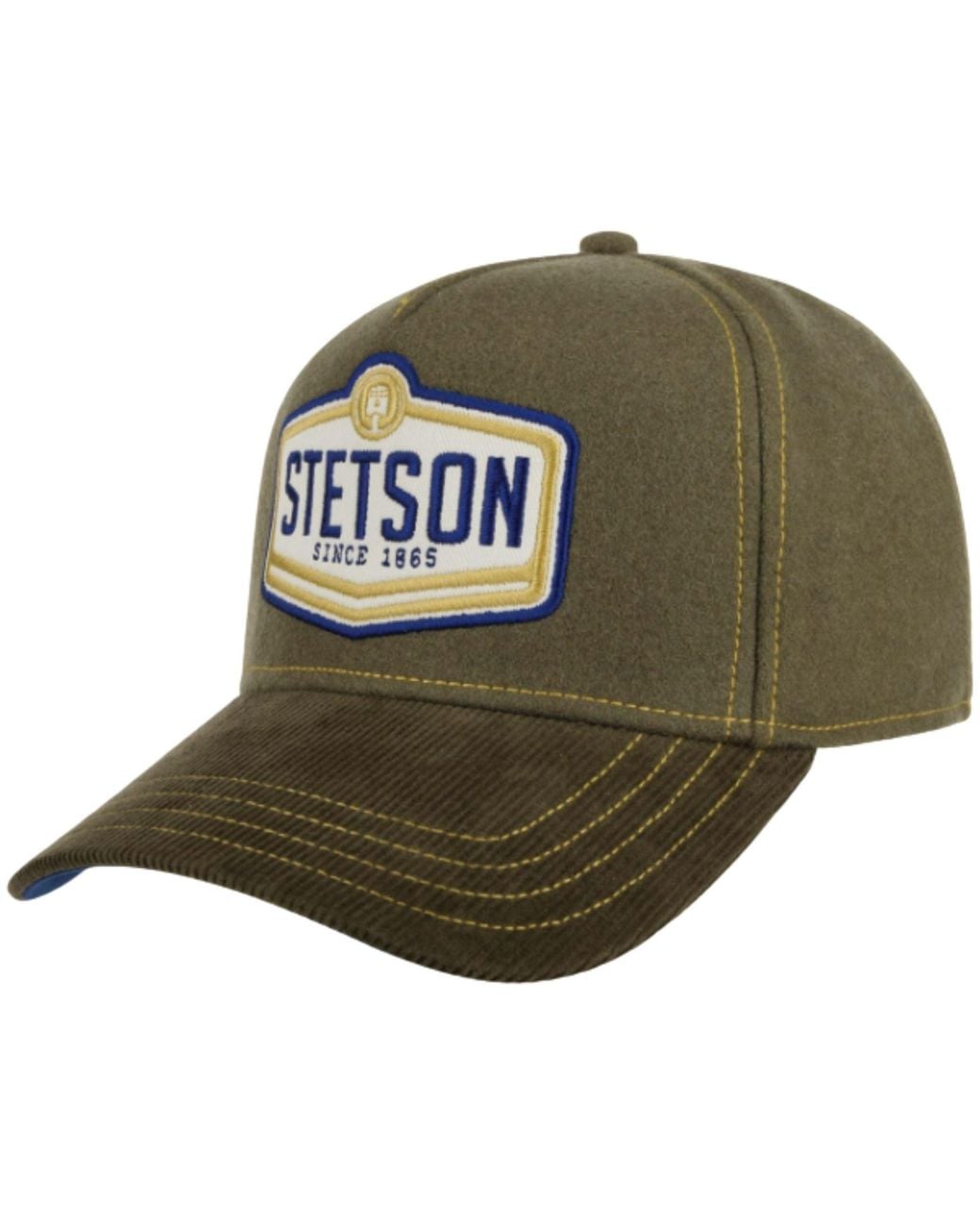 Stetson Green Wordmark Patch Cap for men