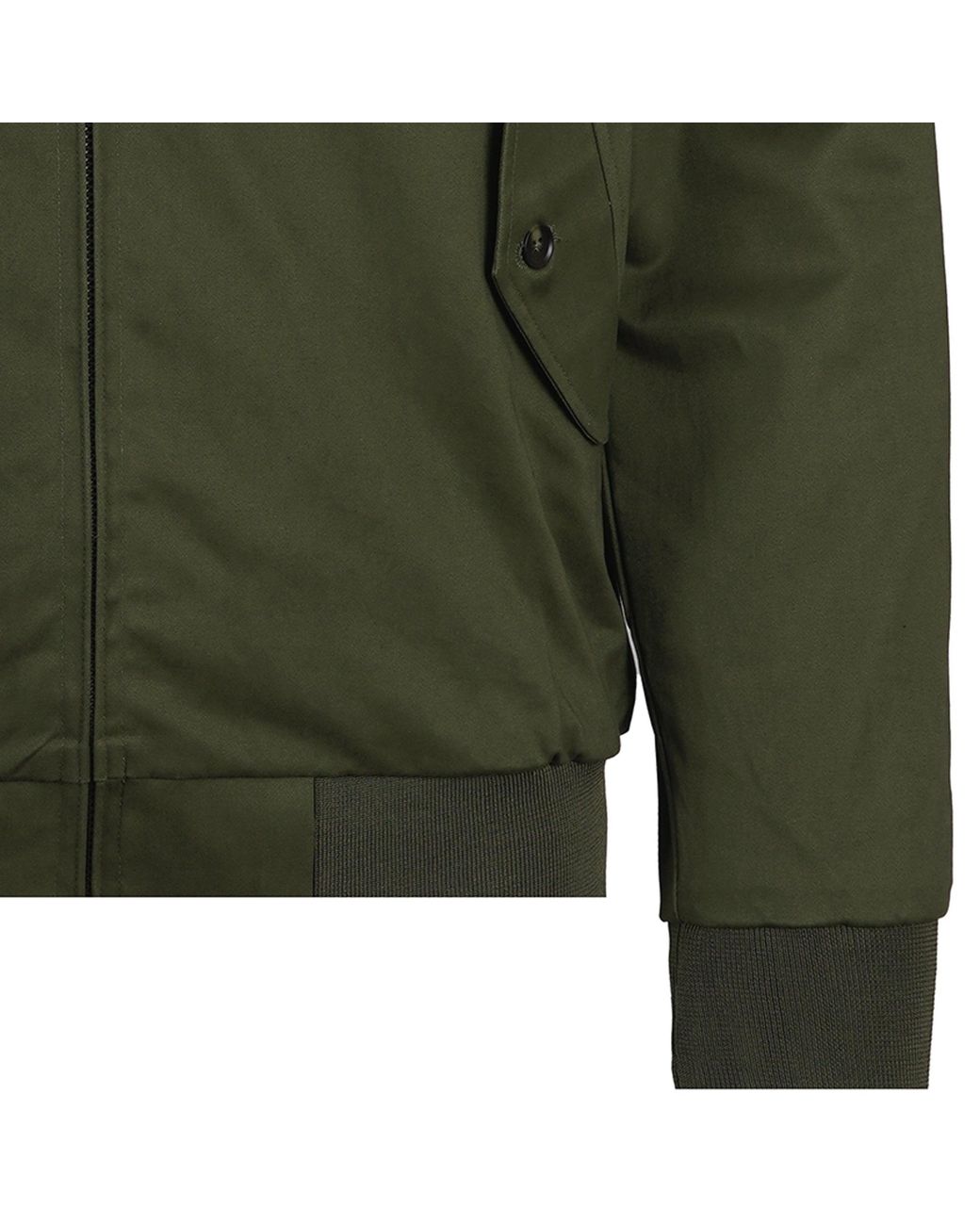 real hoxton Green Harrington Jacket for men
