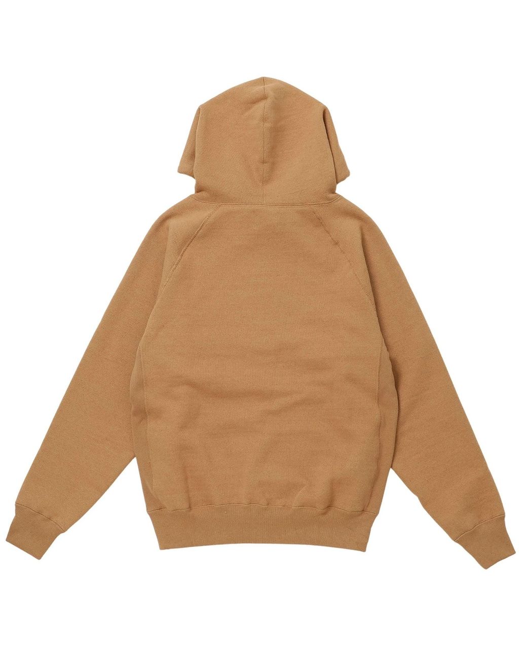 Wonder Looper Brown Double Heavyweight French Terry Foxfibre Pullover Hoodie for men