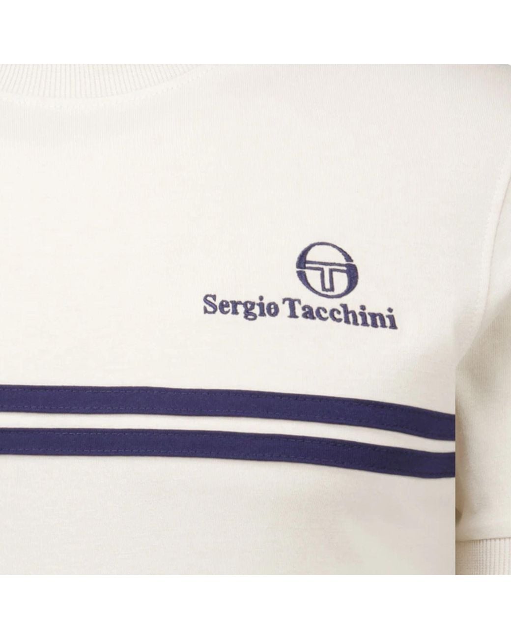Sergio Tacchini White New Supermac T-Shirt for men