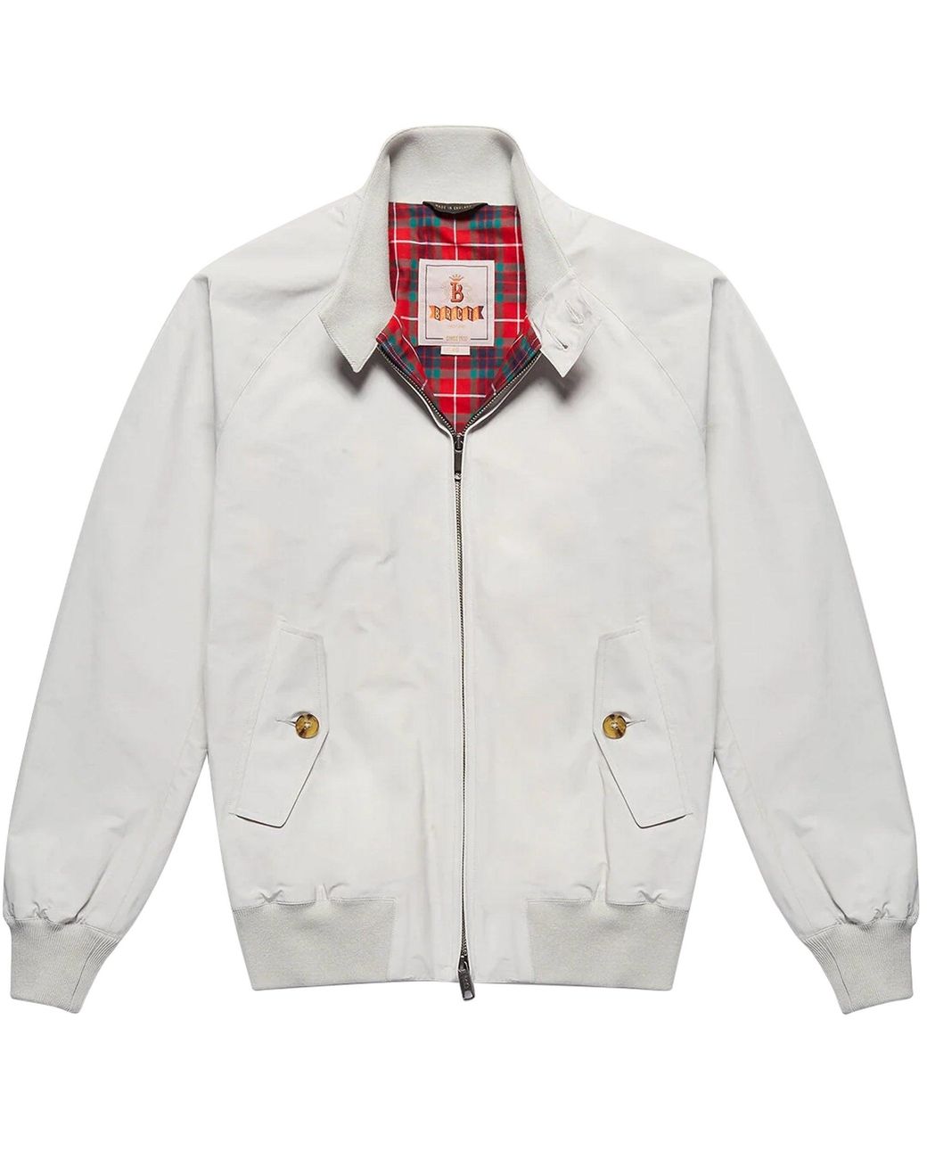 Baracuta White G9 Original Harrington Jacket for men