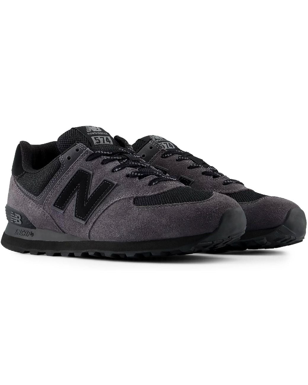 New Balance Black 574 Shoes for men