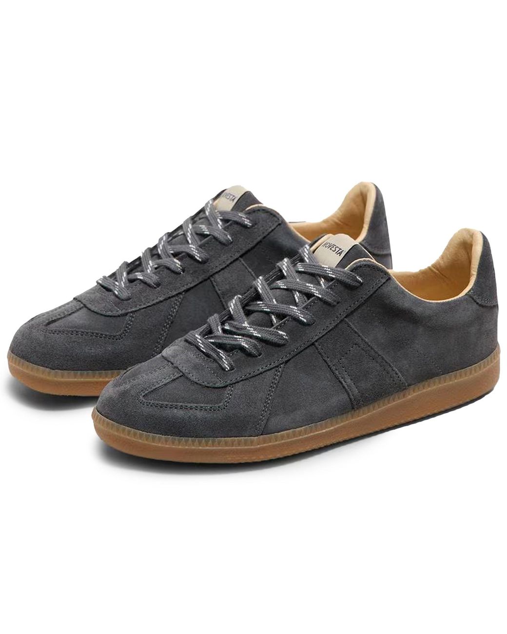 Novesta Blue All Suede German Army Trainer Gat for men