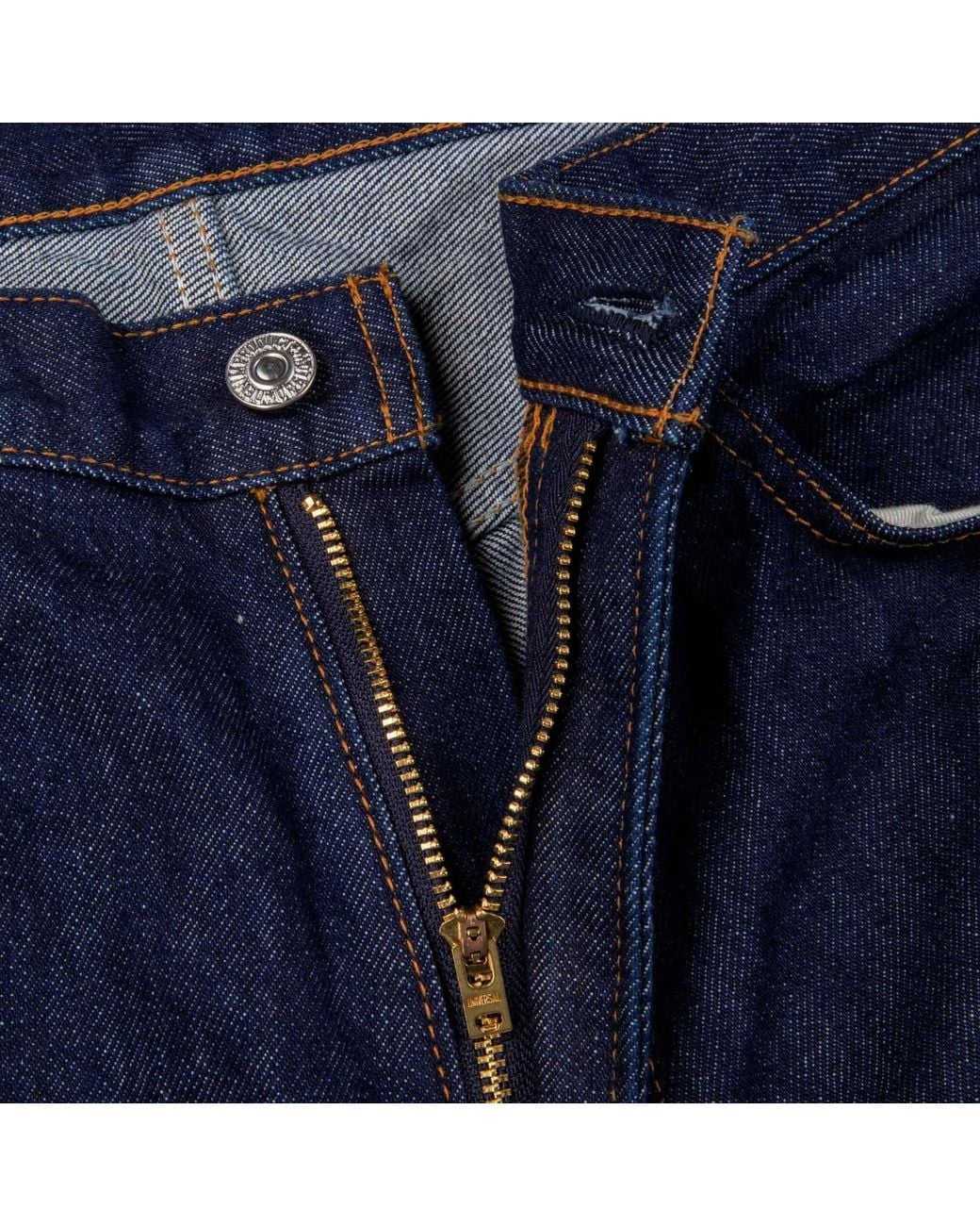 Orslow Blue 101 Dad Fit Denim Jeans for men