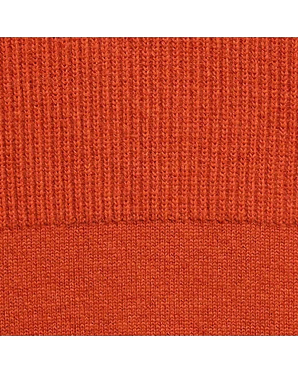 Barbour X Norbit Orange Funnel Neck Jumper for men