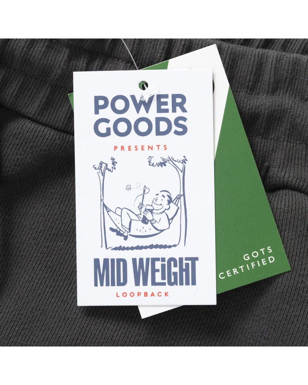Power Goods Gray Loopback Sweat Shorts for men