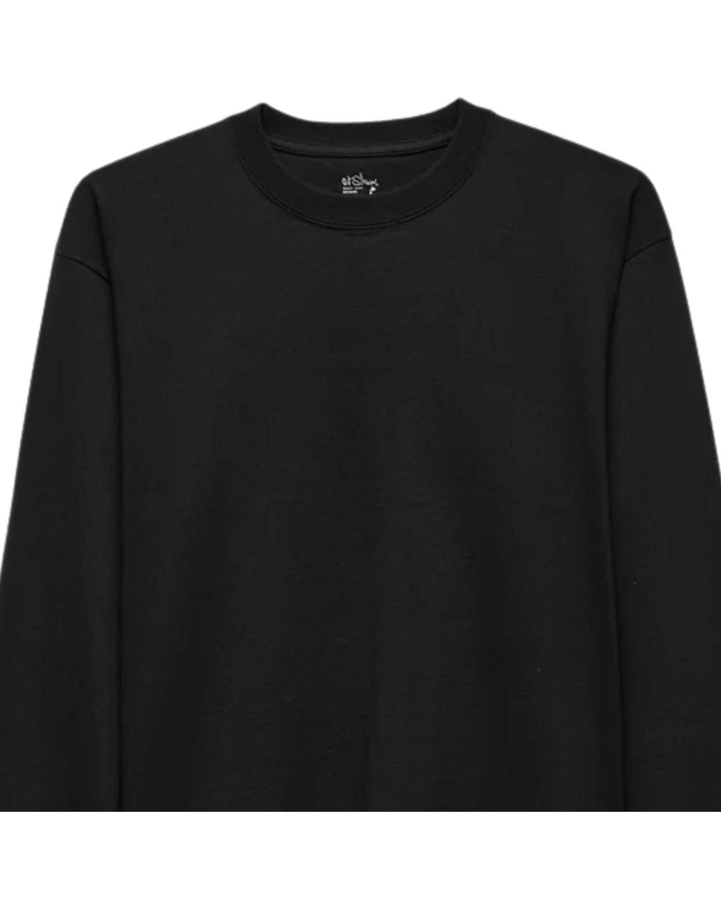 Orslow Black Long Sleeve Just T-Shirt for men