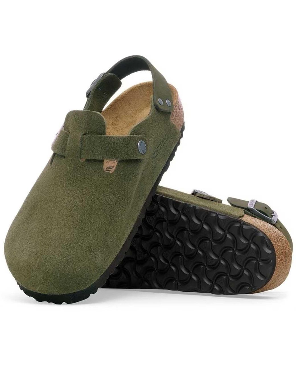 Birkenstock Green Tokio Ii Suede for men
